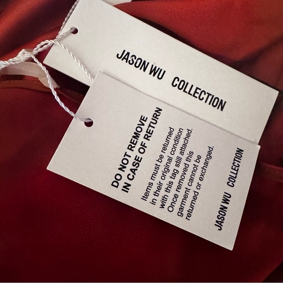 Jason Wu Collection Draped Cowl Neck Asymmetrical Dress Size 2 Luxury NWT - Picture 9 of 11